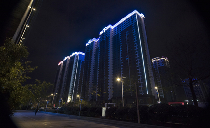 網紅打卡圣地，華體助力西安高新路夜景改造提升