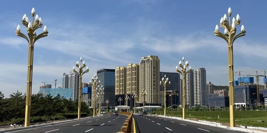 陜西榆林 | 玉蘭燈映府谷，黃河路上璀璨生輝
